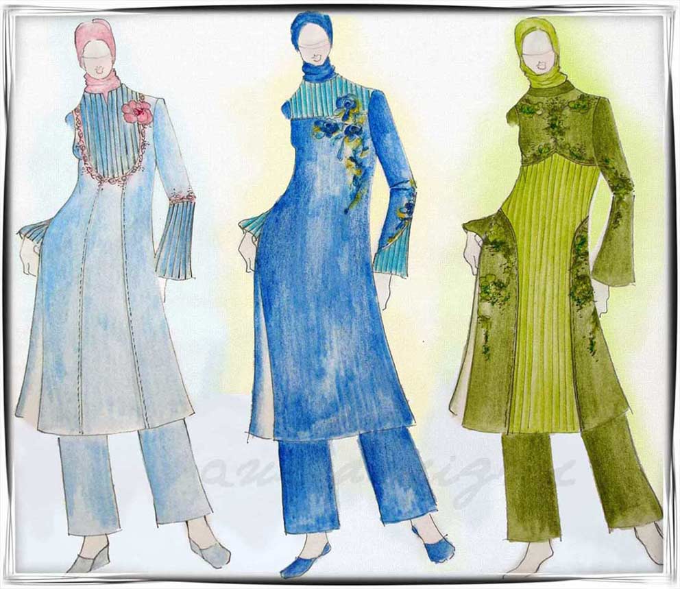 Hijab Pashminaa Design Baju Muslim Images